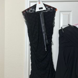 Black lace dress